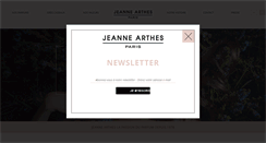 Desktop Screenshot of jeanne-arthes.com